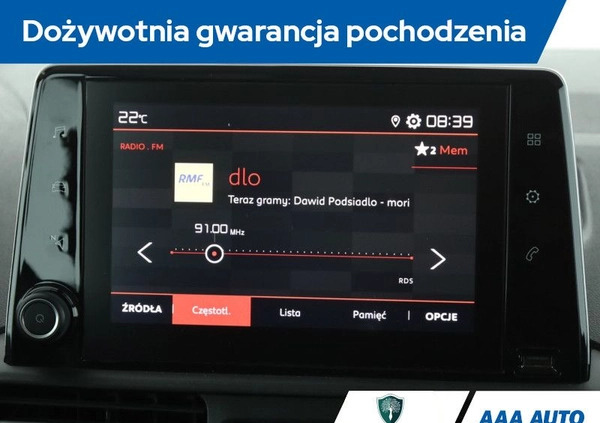 Citroen Berlingo cena 68000 przebieg: 87599, rok produkcji 2019 z Nowe Skalmierzyce małe 232